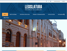 Tablet Screenshot of legiscba.gob.ar